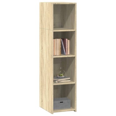 vidaXL Ντουλάπι Sonoma Δρυς 30x41x124cm από Επεξεργασμένο Ξύλο 1 τεμ.