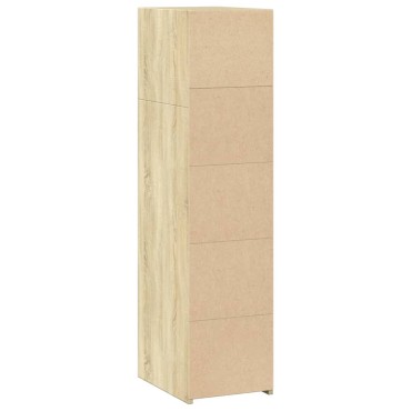 vidaXL Ντουλάπι Sonoma Δρυς 30x41x124cm από Επεξεργασμένο Ξύλο 1 τεμ.