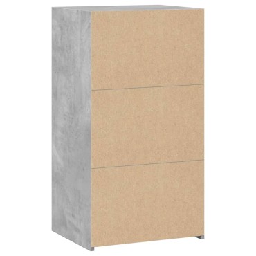 vidaXL Ντουλάπι Γκρι Σκυροδέματος 50x41x93cm Επεξεργασμένο Ξύλο 1 τεμ.