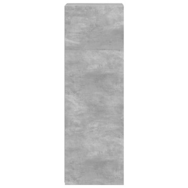 vidaXL Ντουλάπι Γκρι Σκυροδέματος 40x41x124cm από Επεξεργασμένο Ξύλο 1 τεμ.