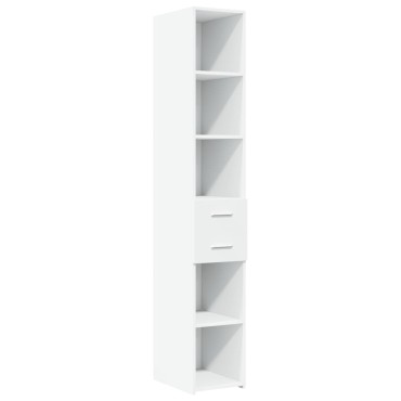 vidaXL Ντουλάπι Λευκό 30x42,5x185cm από Επεξεργασμένο Ξύλο 1 τεμ.