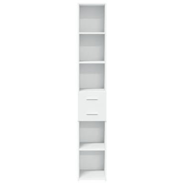 vidaXL Ντουλάπι Λευκό 30x42,5x185cm από Επεξεργασμένο Ξύλο 1 τεμ.