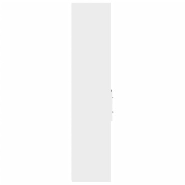vidaXL Ντουλάπι Λευκό 30x42,5x185cm από Επεξεργασμένο Ξύλο 1 τεμ.