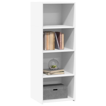 vidaXL Ντουλάπι Λευκό 45x41x124cm από Επεξεργασμένο Ξύλο 1 τεμ.