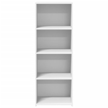 vidaXL Ντουλάπι Λευκό 45x41x124cm από Επεξεργασμένο Ξύλο 1 τεμ.
