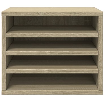 vidaXL Έπιπλο Οργάνωσης Γραφείου Sonoma Δρυς 36x26x29,5εκ Επεξ. Ξύλο