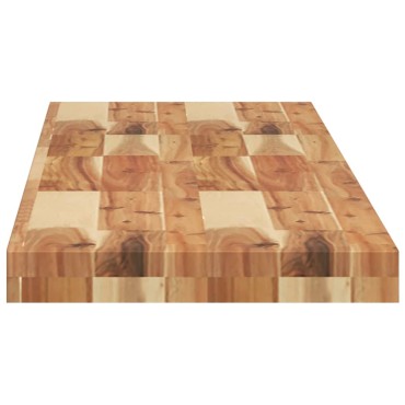 vidaXL Ράφι Κρεμαστό 140x30x4cm Φινίρισμα Λαδιού Μασίφ Ακακία 1 τεμ.