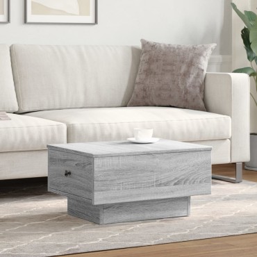 vidaXL Τραπεζάκι Σαλονιού Γκρι Sonoma 60x45x31cm Επεξεργασμένο Ξύλο 1 τεμ.