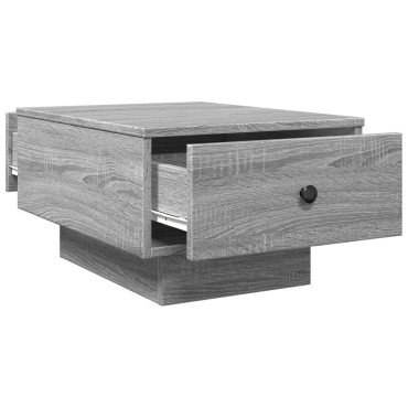 vidaXL Τραπεζάκι Σαλονιού Γκρι Sonoma 60x45x31cm Επεξεργασμένο Ξύλο 1 τεμ.