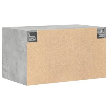 vidaXL Ντουλάπι Τοίχου Γκρι Σκυρ. 70x42,5x40cm Επεξεργασμένο Ξύλο 1 τεμ.