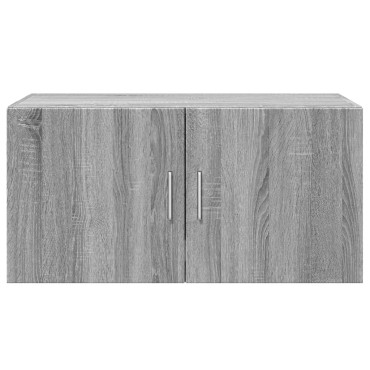 vidaXL Ντουλάπι Τοίχου Γκρι Sonoma 80x42,5x40cm Επεξεργασμένο Ξύλο 1 τεμ.