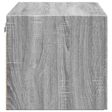 vidaXL Ντουλάπι Τοίχου Γκρι Sonoma 80x42,5x40cm Επεξεργασμένο Ξύλο 1 τεμ.