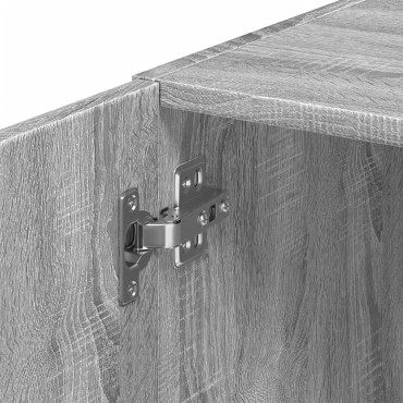 vidaXL Ντουλάπι Τοίχου Γκρι Sonoma 80x42,5x40cm Επεξεργασμένο Ξύλο 1 τεμ.