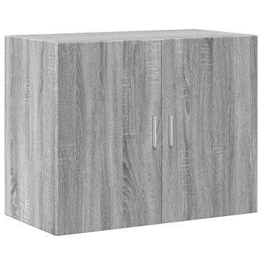 vidaXL Ντουλάπι Τοίχου Γκρι Sonoma 80x42,5x64cm Επεξεργασμένο Ξύλο 1 τεμ.