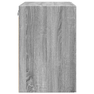 vidaXL Ντουλάπι Τοίχου Γκρι Sonoma 80x42,5x64cm Επεξεργασμένο Ξύλο 1 τεμ.