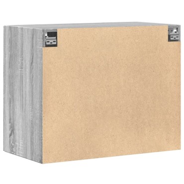 vidaXL Ντουλάπι Τοίχου Γκρι Sonoma 80x42,5x64cm Επεξεργασμένο Ξύλο 1 τεμ.