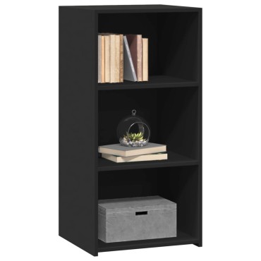 vidaXL Συρταριέρα Μαύρη 45x41x93cm από Επεξεργασμένο Ξύλο 1 τεμ.