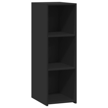 vidaXL Συρταριέρα Μαύρη 30x41x93cm από Επεξεργασμένο Ξύλο 1 τεμ.