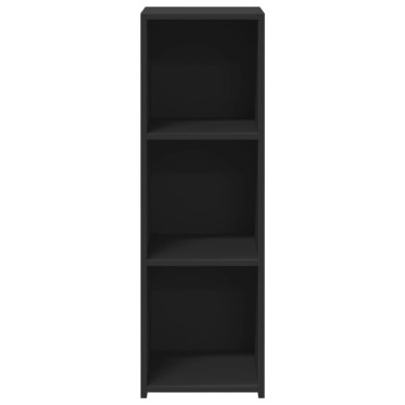 vidaXL Συρταριέρα Μαύρη 30x41x93cm από Επεξεργασμένο Ξύλο 1 τεμ.