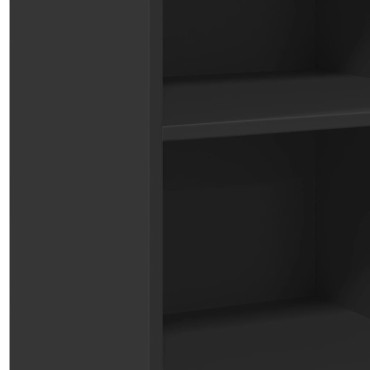 vidaXL Συρταριέρα Μαύρη 50x41x93cm από Επεξεργασμένο Ξύλο 1 τεμ.