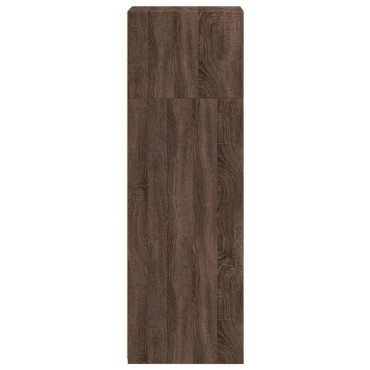 vidaXL Ντουλάπι Καφέ Δρυς 40x41x124cm από Επεξεργασμένο Ξύλο 1 τεμ.