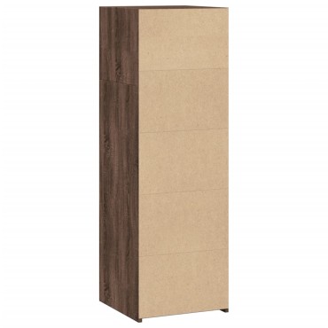 vidaXL Ντουλάπι Καφέ Δρυς 40x41x124cm από Επεξεργασμένο Ξύλο 1 τεμ.