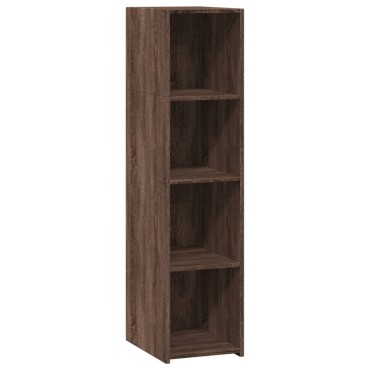 vidaXL Ντουλάπι Καφέ Δρυς 30x41x124cm από Επεξεργασμένο Ξύλο 1 τεμ.