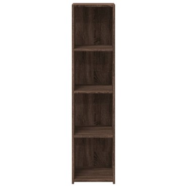 vidaXL Ντουλάπι Καφέ Δρυς 30x41x124cm από Επεξεργασμένο Ξύλο 1 τεμ.