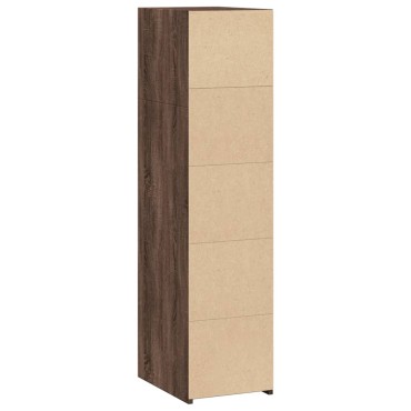 vidaXL Ντουλάπι Καφέ Δρυς 30x41x124cm από Επεξεργασμένο Ξύλο 1 τεμ.