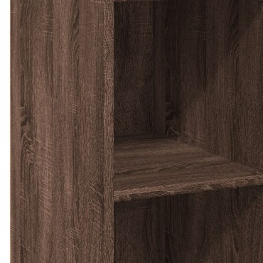 vidaXL Ντουλάπι Καφέ Δρυς 30x41x124cm από Επεξεργασμένο Ξύλο 1 τεμ.