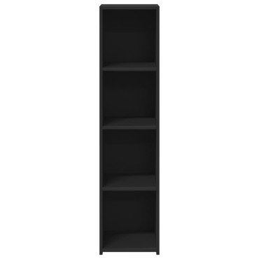 vidaXL Ντουλάπι Μαύρο 30x41x124cm από Επεξεργασμένο Ξύλο 1 τεμ.