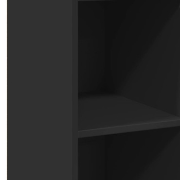 vidaXL Ντουλάπι Μαύρο 30x41x124cm από Επεξεργασμένο Ξύλο 1 τεμ.