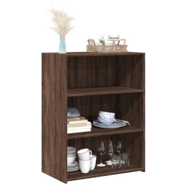 vidaXL Μπουφές Καφέ Δρυς 70x41x93cm από Επεξεργασμένο Ξύλο 1 τεμ.