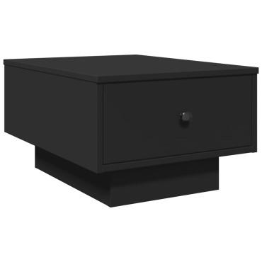 vidaXL Τραπεζάκι Σαλονιού Μαύρο 60x45x31cm από Επεξεργασμένο Ξύλο 1 τεμ.