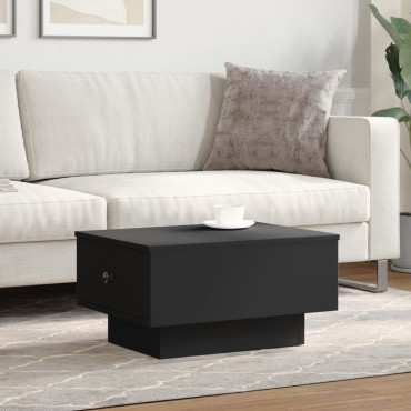 vidaXL Τραπεζάκι Σαλονιού Μαύρο 60x45x31cm από Επεξεργασμένο Ξύλο 1 τεμ.