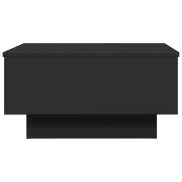 vidaXL Τραπεζάκι Σαλονιού Μαύρο 60x45x31cm από Επεξεργασμένο Ξύλο 1 τεμ.