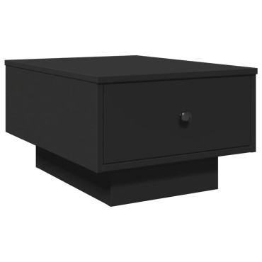 vidaXL Τραπεζάκι Σαλονιού Μαύρο 60x45x31cm από Επεξεργασμένο Ξύλο 1 τεμ.