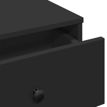 vidaXL Τραπεζάκι Σαλονιού Μαύρο 60x45x31cm από Επεξεργασμένο Ξύλο 1 τεμ.