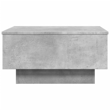 vidaXL Τραπεζάκι Σαλονιού Γκρι Σκυροδ. 60x45x31cm Επεξεργασμ. Ξύλο 1 τεμ.