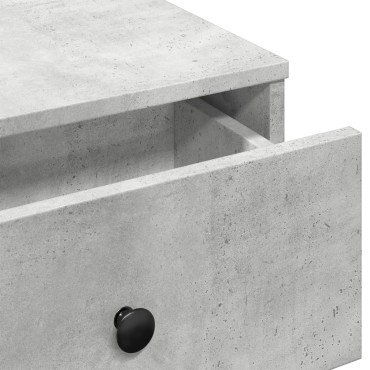 vidaXL Τραπεζάκι Σαλονιού Γκρι Σκυροδ. 60x45x31cm Επεξεργασμ. Ξύλο 1 τεμ.