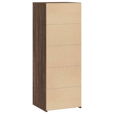vidaXL Ντουλάπι Καφέ Δρυς 45x41x124cm από Επεξεργασμένο Ξύλο 1 τεμ.