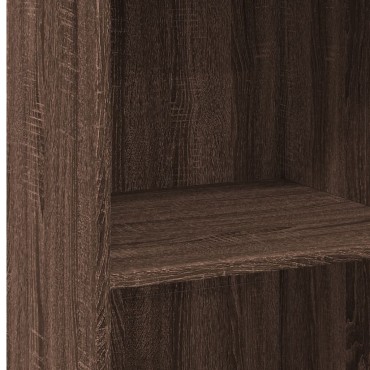 vidaXL Ντουλάπι Καφέ Δρυς 45x41x124cm από Επεξεργασμένο Ξύλο 1 τεμ.