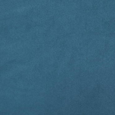 vidaXL Κρεβάτι Boxspring με Στρώμα Σκούρο Μπλε 80 x 200 εκ. Βελούδινο