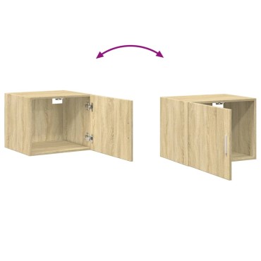 vidaXL Ντουλάπι Τοίχου Sonoma Δρυς 50x42,5x40cm Επεξεργασμένο Ξύλο 1 τεμ.