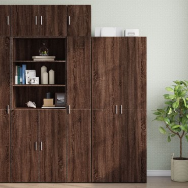 vidaXL Ντουλάπι Τοίχου Καφέ Δρυς 30x42,5x40cm Επεξεργασμένο Ξύλο 1 τεμ.