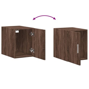 vidaXL Ντουλάπι Τοίχου Καφέ Δρυς 30x42,5x40cm Επεξεργασμένο Ξύλο 1 τεμ.
