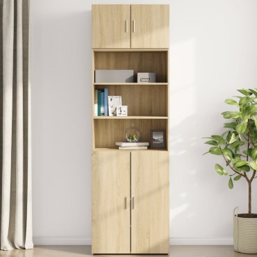 vidaXL Ντουλάπι Τοίχου Sonoma Δρυς 70x42,5x40cm Επεξεργασμένο Ξύλο 1 τεμ.