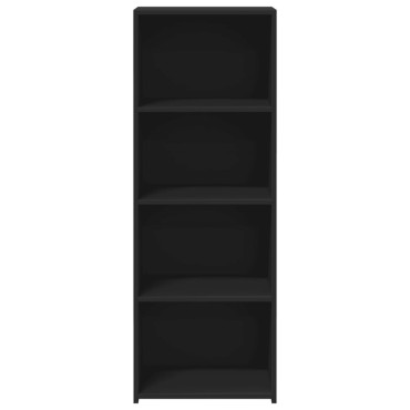 vidaXL Ντουλάπι Μαύρο 45x41x124cm από Επεξεργασμένο Ξύλο 1 τεμ.