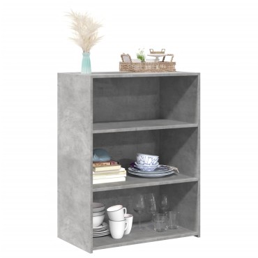 vidaXL Βοηθητικό Ντουλάπι Γκρι Σκυρ. 70x41x93cm από Επεξεργασμένο Ξύλο 1 τεμ.
