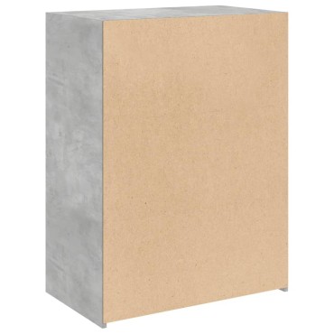 vidaXL Βοηθητικό Ντουλάπι Γκρι Σκυρ. 70x41x93cm από Επεξεργασμένο Ξύλο 1 τεμ.